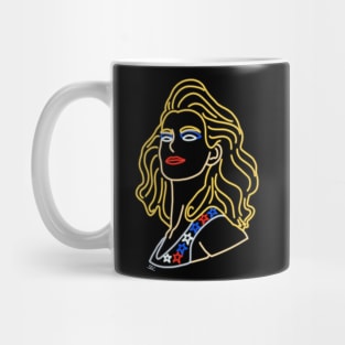 Neon Liberty Belle Mug